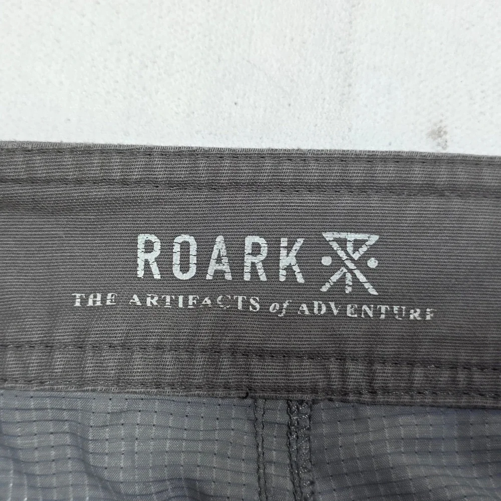 Roark Revival Layover Pants M 32 Gray Travel Hiking Adventure Technical Utility
